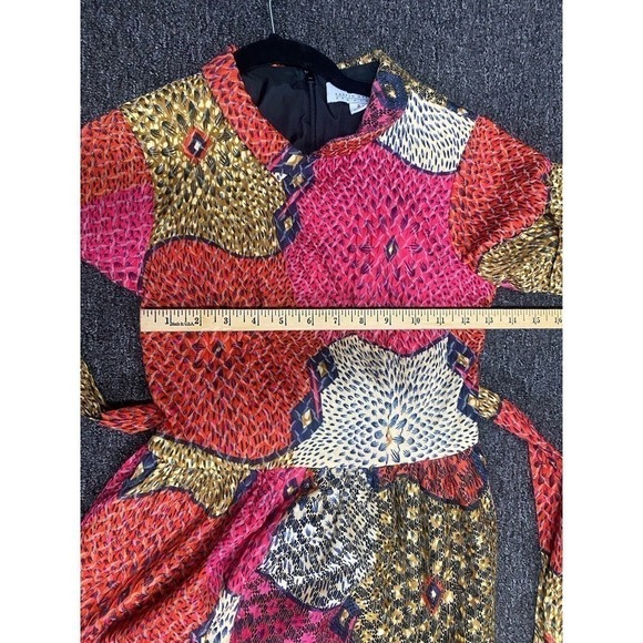 $298 Anthropologie Legend & Song Dutch Wax Pili Dress 2 by Doreen Mashika - Picture 7 of 8